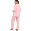 image:imagePrinStory Fluffy Pajamas for Women Winter Soft Fleece Warm Pajama Set Fuzzy Pjs Flannel 2 Piece Lounge Sets with PocketsLight Pink