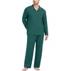 image:imagePrinStory Mens Pajama Set Soft Pjs Sleepwear Nightwear Quick Dry Long Sleeve TwoPieces Loungewear Modal Sleep Sets