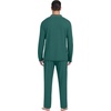 image:imagePrinStory Mens Pajama Set Soft Pjs Sleepwear Nightwear Quick Dry Long Sleeve TwoPieces Loungewear Modal Sleep Sets