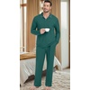 image:imagePrinStory Mens Pajama Set Soft Pjs Sleepwear Nightwear Quick Dry Long Sleeve TwoPieces Loungewear Modal Sleep Sets