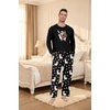 image:imagePrinStory Mens Pajama Sets Loungewear Sleepwear Pjs Lightweight Long Sleeve Shirts amp Bottoms Soft Comfy Sleep Sets S2XLFp Dw Black Alpaca