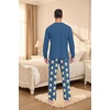 image:imagePrinStory Mens Pajama Sets Loungewear Sleepwear Pjs Lightweight Long Sleeve Shirts amp Bottoms Soft Comfy Sleep Sets S2XLFp Dw Blue Beer