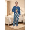 image:imagePrinStory Mens Pajama Sets Loungewear Sleepwear Pjs Lightweight Long Sleeve Shirts amp Bottoms Soft Comfy Sleep Sets S2XLFp Dw Blue Beer
