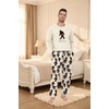 image:imagePrinStory Mens Pajama Sets Loungewear Sleepwear Pjs Lightweight Long Sleeve Shirts amp Bottoms Soft Comfy Sleep Sets S2XLFp Dw Khaki Ape Man