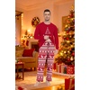 image:imagePrinStory Mens Pajama Sets Loungewear Sleepwear Pjs Lightweight Long Sleeve Shirts amp Bottoms Soft Comfy Sleep Sets S2XLFp Dw Red Elk