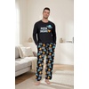 image:imagePrinStory Mens Pajama Sets Loungewear Sleepwear Pjs Lightweight Long Sleeve Shirts amp Bottoms Soft Comfy Sleep Sets S2XLFp Pizza Ufo