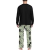 image:imagePrinStory Mens Pajama Sets Loungewear Sleepwear Pjs Lightweight Long Sleeve Shirts and Bottoms Soft Comfy Sleep Sets S4XLApricot Ape Man