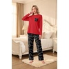 image:imagePrinStory Mens Pajama Sets Loungewear Sleepwear Pjs Lightweight Long Sleeve Shirts and Bottoms Soft Comfy Sleep Sets S4XLBlack Lantern