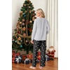 image:imagePrinStory Mens Pajama Sets Loungewear Sleepwear Pjs Lightweight Long Sleeve Shirts and Bottoms Soft Comfy Sleep Sets S4XLBlack Star Moon