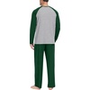 image:imagePrinStory Mens Pajama Sets Loungewear Sleepwear Pjs Lightweight Long Sleeve Shirts and Bottoms Soft Comfy Sleep Sets S4XLC Dark Green