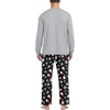 image:imagePrinStory Mens Pajama Sets Loungewear Sleepwear Pjs Lightweight Long Sleeve Shirts and Bottoms Soft Comfy Sleep Sets S4XLChristmas Snowman