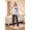 image:imagePrinStory Mens Pajama Sets Loungewear Sleepwear Pjs Lightweight Long Sleeve Shirts and Bottoms Soft Comfy Sleep Sets S4XLChristmas Snowman