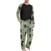 image:imagePrinStory Mens Pajama Sets Loungewear Sleepwear Pjs Lightweight Long Sleeve Shirts and Bottoms Soft Comfy Sleep Sets S4XLFp Apricot Ape Man