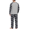 image:imagePrinStory Mens Pajama Sets Loungewear Sleepwear Pjs Lightweight Long Sleeve Shirts and Bottoms Soft Comfy Sleep Sets S4XLFp Big Wolf