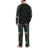 image:imagePrinStory Mens Pajama Sets Loungewear Sleepwear Pjs Lightweight Long Sleeve Shirts and Bottoms Soft Comfy Sleep Sets S4XLFp Black Panther