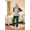 image:imagePrinStory Mens Pajama Sets Loungewear Sleepwear Pjs Lightweight Long Sleeve Shirts and Bottoms Soft Comfy Sleep Sets S4XLGreen