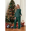 image:imagePrinStory Mens Pajama Sets Loungewear Sleepwear Pjs Lightweight Long Sleeve Shirts and Bottoms Soft Comfy Sleep Sets S4XLGreen Plaid