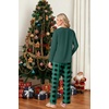 image:imagePrinStory Mens Pajama Sets Loungewear Sleepwear Pjs Lightweight Long Sleeve Shirts and Bottoms Soft Comfy Sleep Sets S4XLGreen Plaid