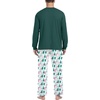 image:imagePrinStory Mens Pajama Sets Loungewear Sleepwear Pjs Lightweight Long Sleeve Shirts and Bottoms Soft Comfy Sleep Sets S4XLWhite Pine Tree