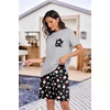 image:imagePrinStory Mens Pajama Sets Summer Pjs Sleepwear Nightwear Lightweight Quick Dry Soft Short Sleeve Sleep Set With Pocket S4XLChristmas Snowman