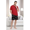 image:imagePrinStory Mens Pajama Sets Summer Pjs Sleepwear Nightwear Lightweight Quick Dry Soft Short Sleeve Sleep Set With Pocket S4XLFp Black Lantern