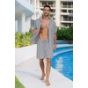 image:imagePrinStory Mens Pajamas Set Sleepwear Pjs Lightweight Short Sleeve Pajama 2 Piece Comfy Loungewear with Pockets S2XLSilver Gray