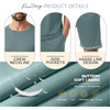 image:imagePrinStory Mens Pajamas Set Summer Pjs Sets for Men 2 Piece Pajamas Sets Soft Lounge Wear with PocketsHaze Blue