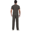 image:imagePrinStory Mens Short Sleeve Outfits Waffle Knit Henley Shirt and Pants Set Casual 2 Pieces Summer Tracksuits with PocketsDark Gray