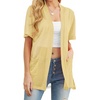 image:imagePrinStory Short Sleeve Cardigans for Women Lightweight Sheer Knit Casual Cover Up with Pockets Summer 2026 Outfit10 Ginger