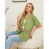 image:imagePrinStory Short Sleeve Cardigans for Women Lightweight Sheer Knit Casual Cover Up with Pockets Summer 2026 Outfit16 Light Green