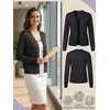 image:imagePrinStory Womens Cardigan Sweaters Long Sleeve Casual Button Down VNeck Open Front Hollow Lightweight Knit Clothes 202601black