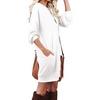 image:imagePrinStory Womens Casual Sweater Dresses Fall Winter Crewneck Loose Fit Pullover Tunic Dress with Side Pockets for Work S4XLA02white