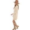 image:imagePrinStory Womens Casual Sweater Dresses Fall Winter Crewneck Loose Fit Pullover Tunic Dress with Side Pockets for Work S4XLA03vg Beige