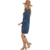 image:imagePrinStory Womens Casual Sweater Dresses Fall Winter Crewneck Loose Fit Pullover Tunic Dress with Side Pockets for Work S4XLA06fp Vg Blue