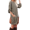 image:imagePrinStory Womens Casual Sweater Dresses Fall Winter Crewneck Loose Fit Pullover Tunic Dress with Side Pockets for Work S4XLA52black Khaki Heart