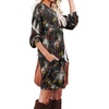 image:imagePrinStory Womens Casual Sweater Dresses Fall Winter Crewneck Loose Fit Pullover Tunic Dress with Side Pockets for Work S4XLA61gray Color Ink