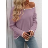 image:imagePrinStory Womens Fall Sweaters Loose 2024 Long Sleeve Outfits Crewneck Knit Lightweight Casual Pullover Tops