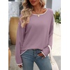 image:imagePrinStory Womens Fall Sweaters Loose 2024 Long Sleeve Outfits Crewneck Knit Lightweight Casual Pullover Tops