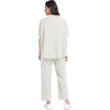 image:imagePrinStory Womens Lounge Set Summer 2 Piece Outfits Pullover Top and Wide Leg Pants Matching Sets 2026Beige