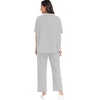 image:imagePrinStory Womens Lounge Set Summer 2 Piece Outfits Pullover Top and Wide Leg Pants Matching Sets 2026Light Gray