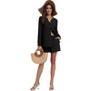 image:imagePrinStory Womens Pajamas Long Sleeve Lounge Sets Button Down Shirt and Shorts 2 Piece Outfits Loungewear