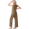 image:imagePrinStory Womens Pajamas Sets 2 Piece Soft Pjs for Women Sleeveless Pajama Set Summer Loungewear with PocketsFpapricot Ld Print