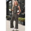 image:imagePrinStory Womens Pajamas Sets 2 Piece Soft Pjs for Women Sleeveless Pajama Set Summer Loungewear with PocketsFpgray Ld Print