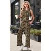 image:imagePrinStory Womens Pajamas Sets 2 Piece Soft Pjs for Women Sleeveless Pajama Set Summer Loungewear with PocketsFpld Khaki