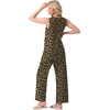 image:imagePrinStory Womens Pajamas Sets 2 Piece Soft Pjs for Women Sleeveless Pajama Set Summer Loungewear with PocketsFpld Khaki