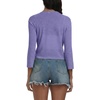 image:imagePrinStory Womens Tie Front Shrug 34 Sleeve Bolero Cardigan Lightweight Summer Casual Short Shawl Top S4XL31 Violet