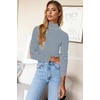 image:imagePrinStory Womens Tops Long Sleeve Shirts Slim Fit Business Dressy Casual Pullover Tee for 2025 TrendyFp Apricot Blue Stripe