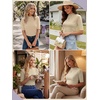 image:imagePrinStory Womens Tops Mock Neck Short Sleeve T Shirts Dressy Casual Ribbed Knit Slim Fit Summer Business Going Out Tops 2026C Apricot