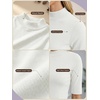 image:imagePrinStory Womens Tops Mock Neck Short Sleeve T Shirts Dressy Casual Ribbed Knit Slim Fit Summer Business Going Out Tops 2026C Beige White