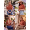 image:imagePrinStory Womens Tops Mock Neck Short Sleeve T Shirts Dressy Casual Ribbed Knit Slim Fit Summer Business Going Out Tops 2026C Pumpkin